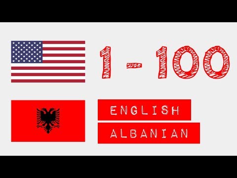 Numrat nga 1 në 100 - anglisht - shqiptar