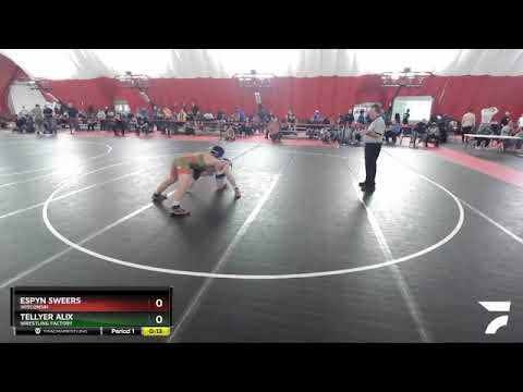 195 Lbs Cons. Round 3 - Tellyer Alix, Wrestling Factory Vs Espyn Sweers, Wisconsin Fefb