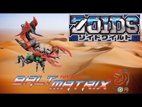 Zoids Wild ZW04 SCORPEAR Video Review