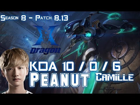 KZ Peanut CAMILLE vs GRAVES Jungle - Patch 8.13 KR Ranked