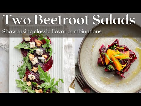 Roasted Beetroot Salad with Orange & Tarragon