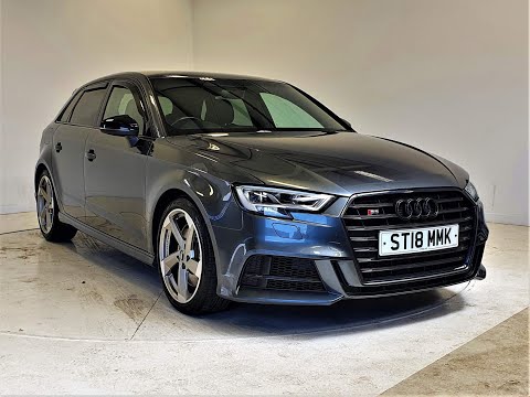 2018 (18) Audi S3 2.0 TFSI Black Edition Sportback S Tronic quattro (s/s) 5dr
