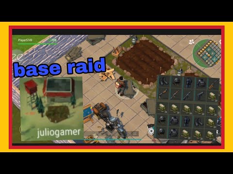 Base Raid juliogamer opening the entire base and crates Ldoe, Last day on earth Survival 2022