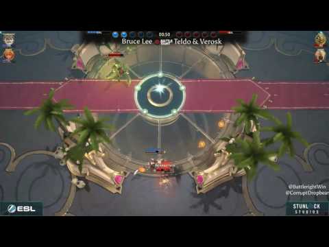 ESL Go4Battlerite December Week 1 - Teldo & Verosk vs. Bruce Lee (Round of 32)