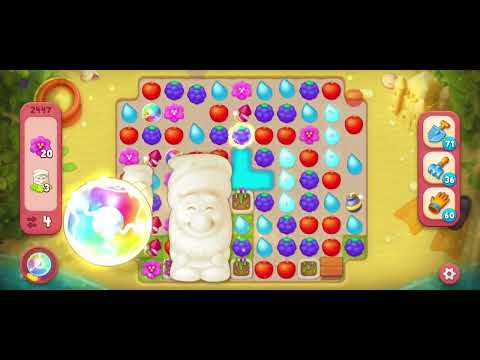 Gardenscapes level 2447 HD