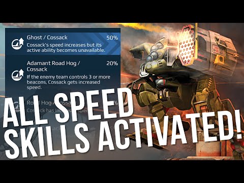 War Robots - Special Ghost Pilot Skill Turns Cossack Into Speedster | Cossack Gameplay