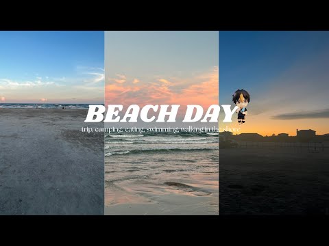 Beach Day Vlog !! Trip, Camping, Eating, Swimming, Walking In The Shore || Episode 1