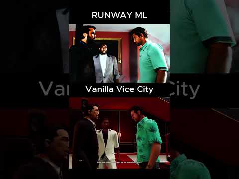GTA VICE CITY FINAL CUTSCENE RUNWAY ML AI   #gta #gtavicecity #vicecity  #runwayai