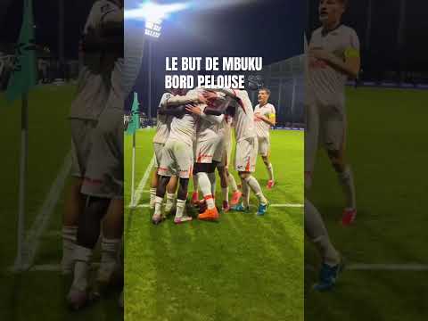 Le but de MBUKU à Clermont vu du bord de la pelouse ⚽️🟠