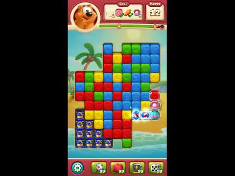 Toon Blast Level 6841 - NO BOOSTERS 🐻🐺🐱 | SKILLGAMING ✔️