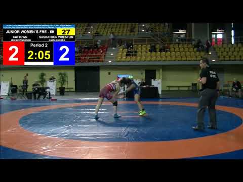 CNAJ18 WW 59kg 027 Miki ROWBOTTOM v  Emma PARKER