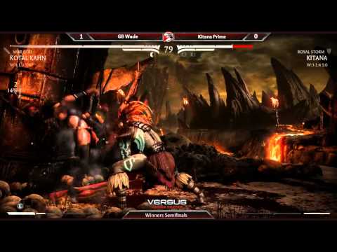 VS Kombat Series #6 - Winners Semis - GB Wade (WG Kotal Kahn) vs Kitana Prime (RS Kitana)