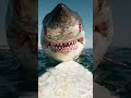 Giant Great White Shark Gets WAY Too Close To Surfboard AI