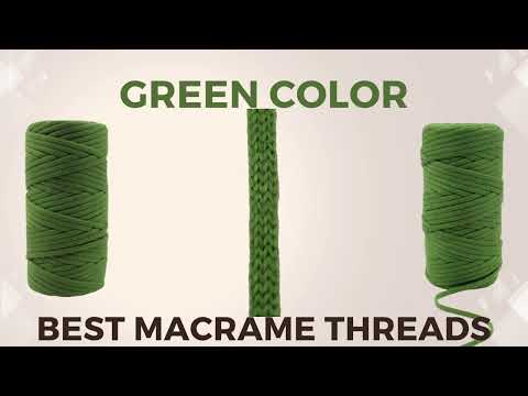 Green Round Crochet Thread