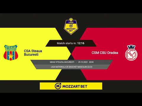 LNBM MOZZART 2022-2023: Steaua București - CSM CSU Oradea