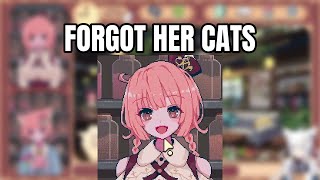 Streamer Panics Mid-Stream After Forgetting to Feed Her Cats (It Was a Churu Protest) | Shirakami...