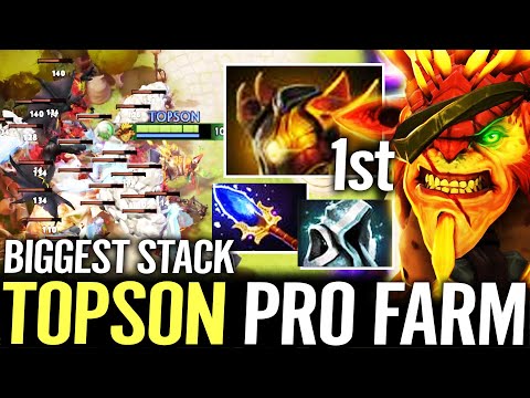 🔥 TOPSON BristleBack Brand New MID — Big Stack Fast Farm Crimson Guard 1st Item + Aghanim Dota 2 Pro