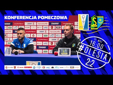 KONFERENCJA: Olimpia Elbląg 2:2 Siarka Tarnobrzeg | 11. Kolejka | 2022/23