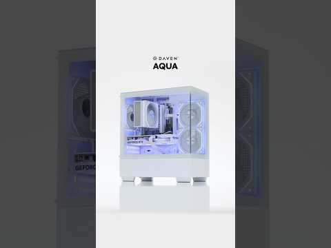 🐟아쿠아 미니타워 화이트 감성 PC #데이븐 #아쿠아 #DAVEN #AQUA #B650ITX