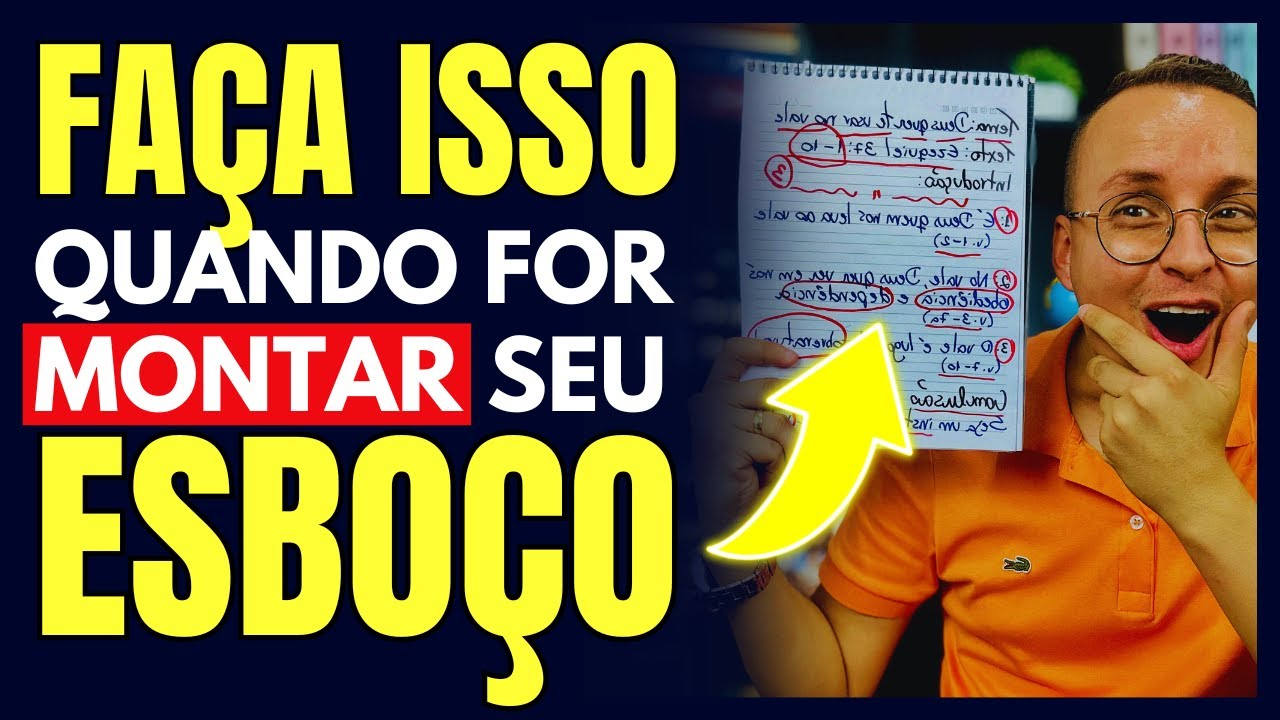 COMO FAZER UM ESBOÇO DE PREGAÇÃO DO JEITO CERTO (P/ PREGADORES INICIANTES)