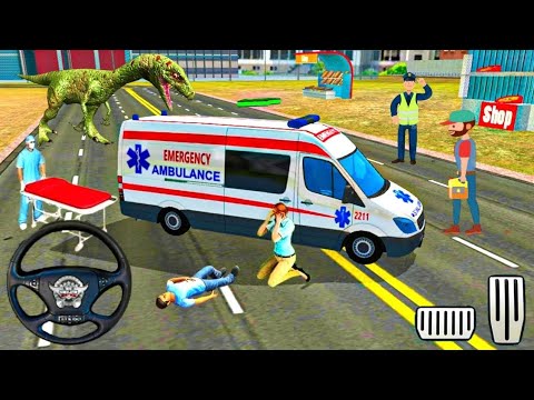Ambulance Robot City Rescue Simulator#7 - Indonesian City Emergency Ambulance - Android Gameplay