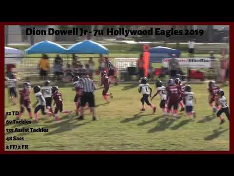 Dion Dowell Jr 2019 7U Hollywood Eagles Season Highlights