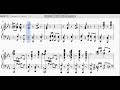 プロコフィエフ 初期ピアノ小曲「Allegretto」ハ短調 Sergei Prokofiev early piano composition "Allegretto"C-minor