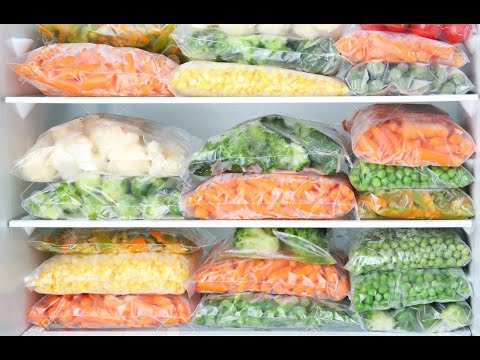 Como congelar verduras, y como descongelar verduras para la cuarentena