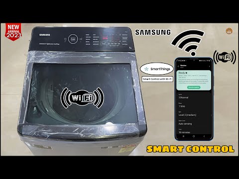 How To Wifi Connect Samsung Washing Machine 2023 || SmartThings App Demo || Smart Control With WI-FI