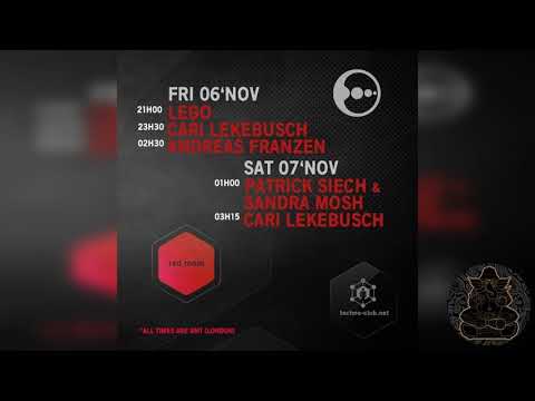 Cari Lekebusch @ Red Room, TechnoClub.Net- November 7, 2020