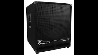 Video thumbnail for Rockville RBG18S 18" 2000 Watt Active Powered PA Subwoofer by TheNathan343