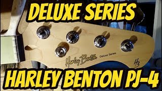 Video thumbnail for Harley Benton PJ-4 HTR Deluxe Series Bass | Setup & Maintenance by GuitarNTabs