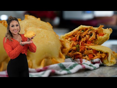 How I Make the Most Delicious Chicken & Potato FRIED EMPANADAS | PASTELITOS de POLLO y PAPA
