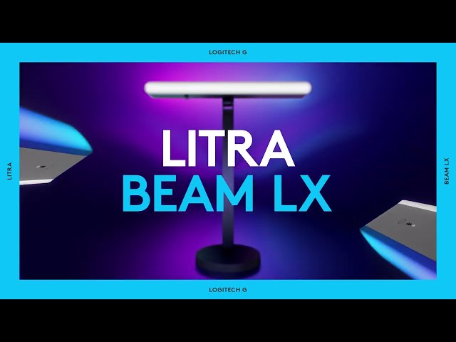 Logitech Litra Beam LX RGB Luce streaming bifacciale Bluetooth e USB Nero video