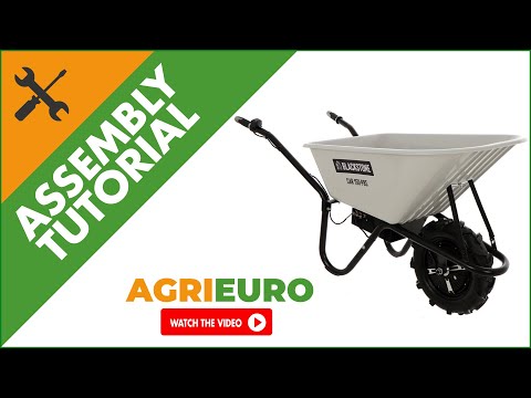 Blackstone CAR 150-P85 Electric Wheelbarrow - 24V/12ah Battery - Assembly tutorial