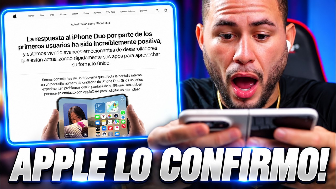 Apple HABLA SOBRE PROBLEMAS DEL iPhone DUO
