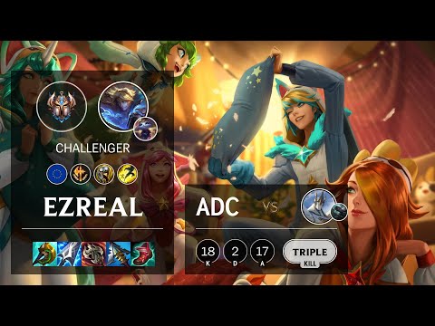 Ezreal ADC vs Galio - EUW Challenger Patch 11.12