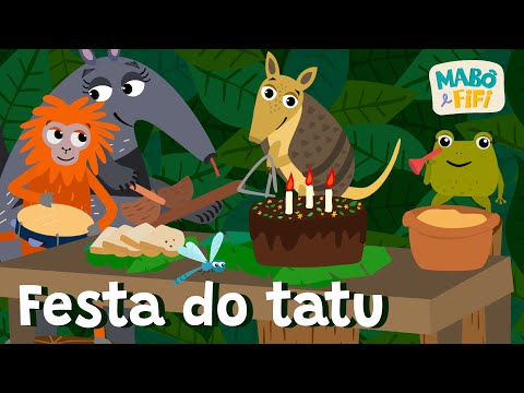 FESTA DO TATU – PARLENDA – rima infantil | Música Infantil | Aprendendo