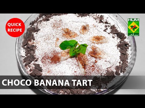 Chocolate Banana Tart Amazing Recipe | Quick & Healthy...