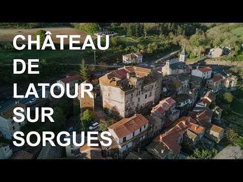 Visite du Château de Latour avec le président de l'Association des Amis du Château, 