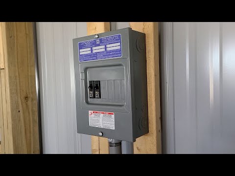 How To Wire Your Main Wires For Sub-Panel Electrical Box For Home Garage Pole Barn