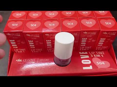 LIP TINT 3 EM 1 COR 504 MAX LOVE BOX COM 36 UN