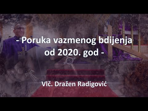 Vlč. Dražen Radigović - Poruka vazmenog bdijenja - Propovijed 2020. god