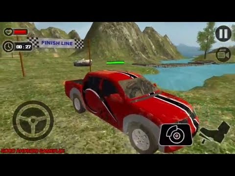 OffRoad 4x4 Jeep Hill Driving - NEW RED PICKUP Truck Vehicle Unlocked | Android GamePlay FHD