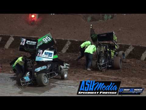 Lighting Sprints: EFS QLD Club Series R10 - A-Main - Archerfield Speedway - 23.02.2018