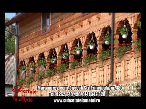 CAZARE MARAMURES LA PENSIUNEA ,, SUB CETATE LA MATEI " ONCESTI, ( RECLAMA ETNO )