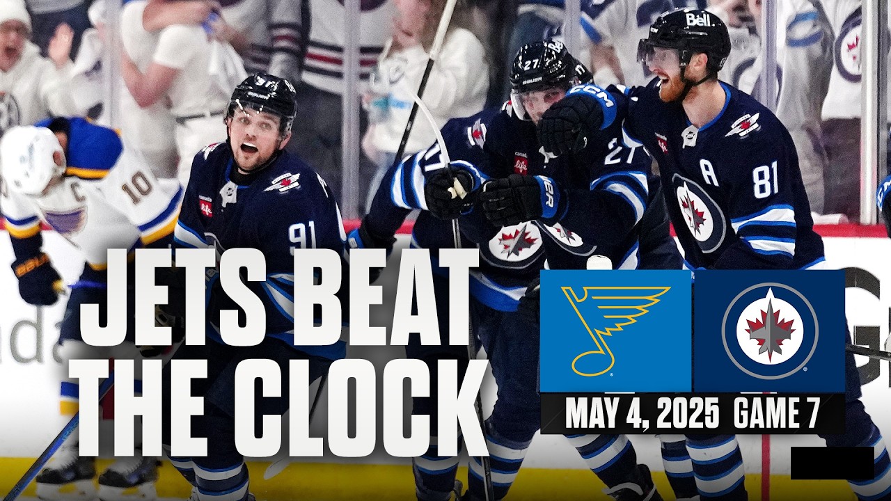 FULL REPLAY: Game 7 Buzzer Beater | Blues vs Jets | 2025 Stanley Cup Playoffs
