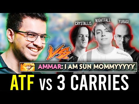 ATF vs 3 BEST CARRIES in EU.. - "I AM SUN MOMMYYYYY!"