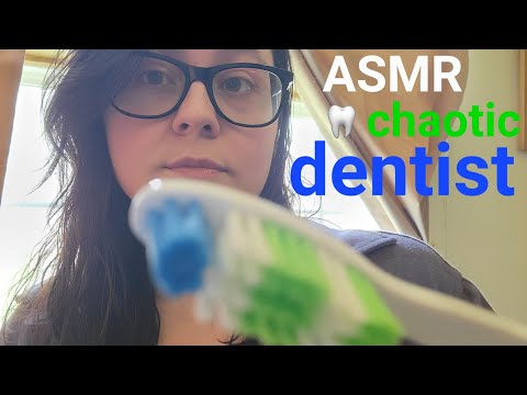 ASMR| Unpredictable+chaotic dentist roleplay~~random personal attention 😁