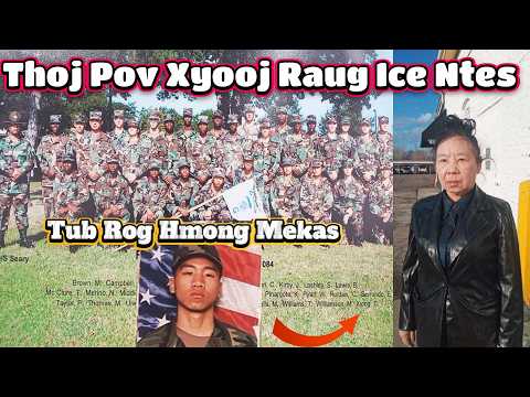 TUB ROG HMONG MEKAS THOJ POV XYOOJ RAUG ICE NTES - Hmong American Veteran Arrested by ICE.